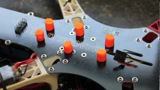 Quadcopter Vibration Damping Comparison  Foam Earplugs Moongel amp Sorbothane [upl. by Dempster558]