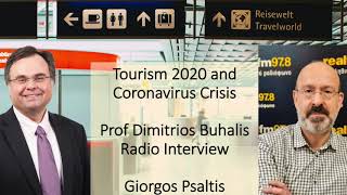 Dimitrios Buhalis interview to Giorgos Psaltis REALFM978 27 April 2020 [upl. by Tammy948]