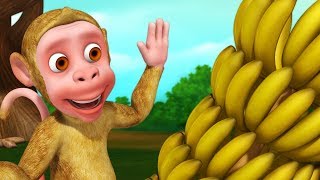 Bandar Mama and Bananas  Bengali Rhymes for Children  Infobells [upl. by Britney]