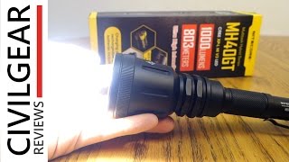 Nitecore MH40GT Flashlight Review  everyone needs a lightsaber [upl. by Nainatrad]