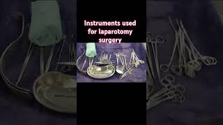 Instruments for laparotomy nursinglife surgicalinstruments viralvideoytshorts medicalstudent [upl. by Sinaj]