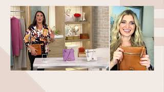 Dooney amp Bourke Saffiano Double Zip Tassel Crossbody on QVC [upl. by Sheryle]