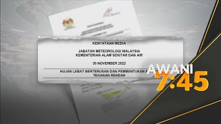 MetMalaysia  Hujan lebat berterusan di timur Sabah dan utara Semenanjung [upl. by Nymzaj]