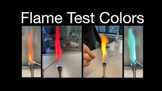 Flame Test Colors [upl. by Ilise]