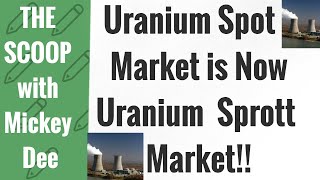 Uranium Spot Market is Now the Uranium Sprott Market  The Scoop [upl. by Norra643]