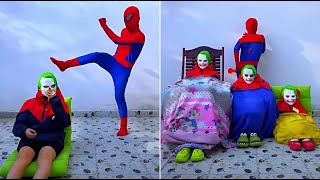 𝐀𝐬𝐭𝐞𝐫 𝐓𝐮𝐛𝐞 is live Funny Comedy Shorts video tiktok catoon Spiderman looking for Jokerr 😱 [upl. by Leasi755]