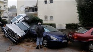 İtalya ve Yunanistanı sel vurdu [upl. by Analad]