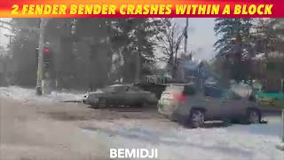 Slow Down 2 Fender Benders Within A Block In Bemidji [upl. by Ronile118]