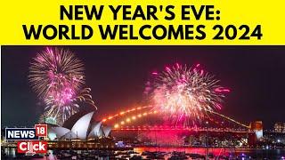 New Years Eve World Welcomes 2024  Happy New Year  New Year 2024  New Year 2024 Celebrations [upl. by Teage]