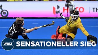 FINALKRIMI Deutsche HockeyHerren entthronen WMTitelverteidiger Belgien [upl. by Halimaj643]