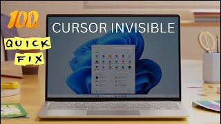 how to fix cursor not showing in window 11  easiest solution  100 working [upl. by Spector]