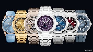 New Audemars Piguet 2024 Releases  purple dial white ceramic perpetual calendar John Mayer RO QP [upl. by Odella]