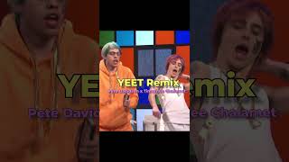 Pete Davidson x Timothee Chalamet  YEET Remix THE REAL HEAT🤣🔥SNL [upl. by Karsten]