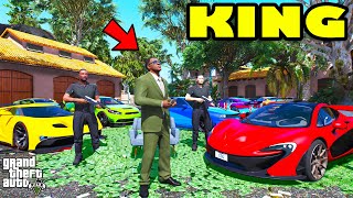 Franklin Is The New KING OF LOS SANTOS in GTA 5  SHINCHAN and CHOP [upl. by Durno]