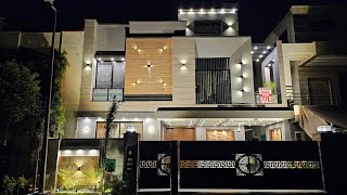 10 Marla Brand New Ultra Modern Designer House For Sale In Bahria Orchard Lahore  888 Central Block [upl. by Schenck]