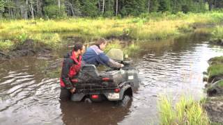 VTT dans la boue  ATV in mud  SaintRaymond de Portneuf Quebec [upl. by Maite340]