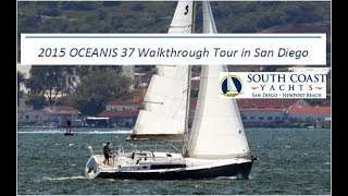 2015 Beneteau Oceanis 37 For Sale Video Walkthrough Tour in San Diego [upl. by Osrock290]