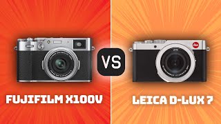 Fujifilm X100V vs Leica DLux 7 Which Camera Is Better With Ratings amp Sample Footage [upl. by Lourie]