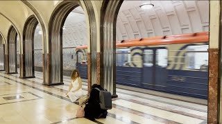 Moscow Metro The Worlds Most Beautiful Underground System [upl. by Iadam43]