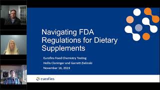 Navigating FDA Regulations for Dietary Supplements [upl. by Ulita]