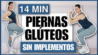 PIERNAS TONIFICADAS Y GLÚTEOS GRANDES  RUTINA DE EJERCICIOS EN CASA SIN PESAS  NatyGlossGym [upl. by Nyladam]