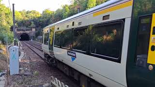 387104 amp 387115 departing Welwyn North I like the sound these make when pulling away [upl. by Esidnak644]