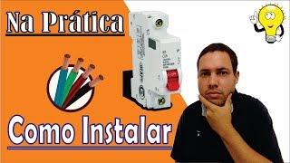 🎉 Como Instalar Disjuntor na Parede em Area Externa NaPratica [upl. by Cressi]