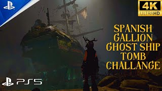 Spanish Ghost ship Tomb challenge gameplay 4k [upl. by Tedric]