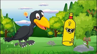 The Thirsty Crow Story  Kids Story [upl. by Annaehs]