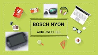 Kurztutorial  Akkuwechsel beim BOSCH NYON 1 [upl. by Ahcatan]