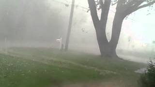 Boonville Indiana Storm Hitting on 592014 [upl. by Rodger587]