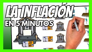 ✅ ¿Qué es la INFLACIÓN ¿Cómo se crea  Todo sobre la INFLACIÓN en 5 minutos [upl. by Natty]