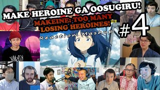 Make Heroine ga Oosugiru Ep 04 Reaction Mashup FIX  負けヒロインが多すぎる 4話 リアクション [upl. by Akemit]