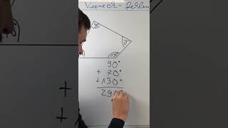 Viereck fehlenden Winkel berechnen mathematik finanzen maths education algebra [upl. by Hilaria]