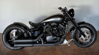 Yamaha Dragstar XVS 650 Breitreifen 240er Bobber [upl. by Fleisher]