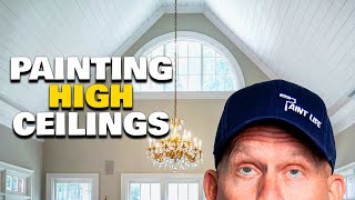 DIY Rolling High Ceilings amp Walls Interior Painting Tips Rolling Walls [upl. by Aluin]