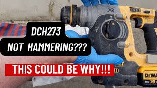 DeWalt DCH273 SDS Teardown and Diagnosis [upl. by Aynodal758]