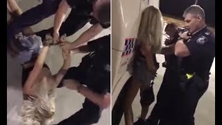 Zoe Laverne Getting Arrested Video [upl. by Zetnwahs]