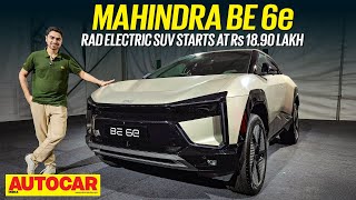 Mahindra BE 6e  Curvv EV rival with 286hp  First Look  Autocar India [upl. by Melany679]