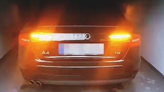 Audi A4 S4 RS4 Limo  Semi Dynamic BlinkerModul  turn signal indicator  PlugampPlay [upl. by Milburn]