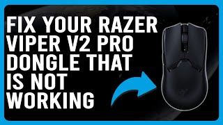 How To Fix Razer Viper V2 Pro Dongle That Is Not Working Why It Occur And Ways To Solve The Issue [upl. by Ayimat]