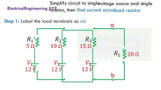 Millmans Theorem Example 1  Step by Step Solution to Millmans Theorem Solved Example Problem [upl. by Ipoillak]