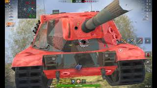 WoT Blitz Tortoise 54k dmg 5 frags [upl. by Angadreme]