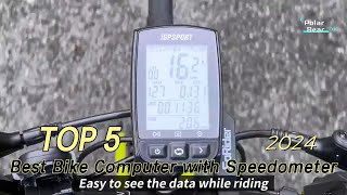 TOP 5 Best Bike Computer with Speedometer 2024 [upl. by Procora63]