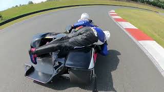 Team 45 Onboard  Motorsport Arena Oschersleben Sidecar Lap [upl. by Cusick]