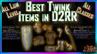 Diablo 2 Resurrected  Reimagined Mod Low Level Items Review  Twink Items  Best Way to Start [upl. by Aluk895]