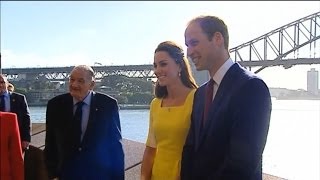 Prince William and Kate at the Sydney Opera House [upl. by Jareen705]