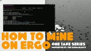 How to Mine on Ergo  One Take Series [upl. by Ylera]