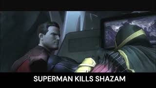 Superman Kills Shazam Death Scene  Injustice Gods Among Us [upl. by Acyre555]