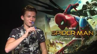 SpiderMan Tom Holland interview on Homecoming the MCU and more  Newshub [upl. by Wachter]